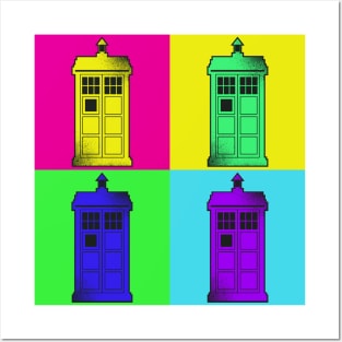 Tardis Pop Art Posters and Art